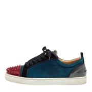 Pre-owned Leather sneakers Christian Louboutin Pre-owned , Multicolor ...