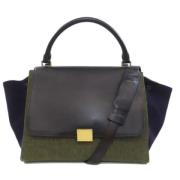 Pre-owned Leather celine-bags Celine Vintage , Black , Dames