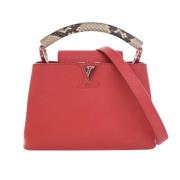 Pre-owned Leather louis-vuitton-bags Louis Vuitton Vintage , Red , Dam...