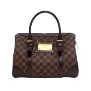 Pre-owned Canvas handbags Louis Vuitton Vintage , Brown , Dames