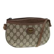 Pre-owned Leather gucci-bags Gucci Vintage , Beige , Dames