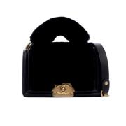 Pre-owned Leather chanel-bags Chanel Vintage , Black , Dames