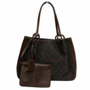 Pre-owned Leather gucci-bags Gucci Vintage , Brown , Dames