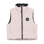 Roze Gewatteerde Gevoerde Jas Canada Goose , Pink , Dames