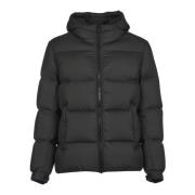 Zwarte Hooded Jas met Waterafstotende Behandeling Colmar , Black , Her...