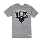 Donkergrijze Team Arch Tee Mitchell & Ness , Gray , Heren