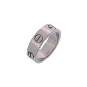 Pre-owned White Gold rings Cartier Vintage , Gray , Dames