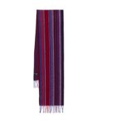 Rood Gestreepte Wollen Sjaal Paul Smith , Multicolor , Heren