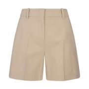 Bruine Op Maat Gemaakte Wollen Shorts Ermanno Scervino , Brown , Dames