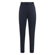 Gabardine Viscose Broek met Zakken Vivienne Westwood , Blue , Dames