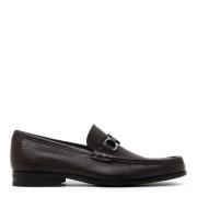 Stijlvolle Calf Loafers voor Heren Salvatore Ferragamo , Black , Heren