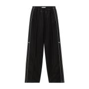 Zwarte broek met zijstreep Alexander Wang , Black , Dames