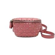 Pre-owned Leather crossbody-bags Valentino Vintage , Pink , Dames