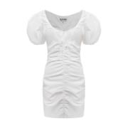 Elegante Zwarte Jurk voor Vrouwen Ganni , White , Dames