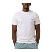 Witte Polo & T-shirt Genti , White , Heren