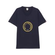 Navy Blue Aurore V-hals T-shirt Ines De La Fressange Paris , Blue , Da...