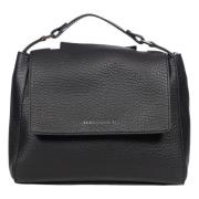 Soft Piccola Leren Handtas Orciani , Black , Dames