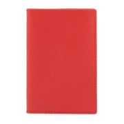 Compacte leren portemonnee Comme des Garçons , Red , Unisex