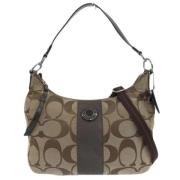 Pre-owned Canvas handbags Coach Pre-owned , Brown , Dames