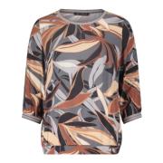 Luipaardprint Blouse Trendy Stijl Betty Barclay , Multicolor , Dames