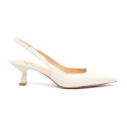 Witte Leren Slingback Festa Arabel Roberto Festa , Beige , Dames