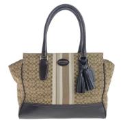 Pre-owned Canvas shoulder-bags Coach Pre-owned , Brown , Dames