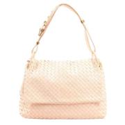 Pre-owned Leather shoulder-bags Bottega Veneta Vintage , Pink , Dames