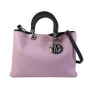 Pre-owned Leather dior-bags Dior Vintage , Pink , Dames