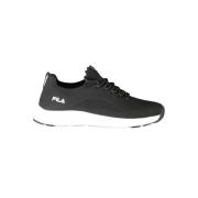 Zwarte Polyester Sneaker Fila , Black , Heren