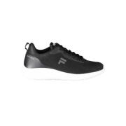 Zwarte Polyester Sneaker Fila , Black , Dames