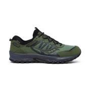 Bos Zwart Grid Peak Schoenen Saucony , Green , Heren