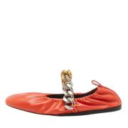 Pre-owned Fabric flats Stella McCartney Pre-owned , Orange , Dames