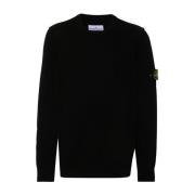 Zwarte Truien voor Mannen Stone Island , Black , Heren