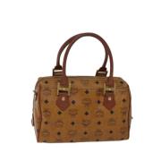 Pre-owned Leather handbags MCM Pre-owned , Brown , Dames