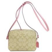 Pre-owned Fabric shoulder-bags Coach Pre-owned , Beige , Dames