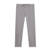 Slim Fit Katoenen Chino's Brooks Brothers , Gray , Heren