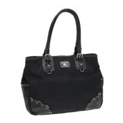 Pre-owned Nylon totes Burberry Vintage , Black , Dames