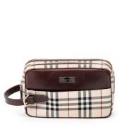 Pre-owned Canvas clutches Burberry Vintage , Beige , Dames