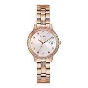 Dames armbandhorloge Three OF Hearts roségoud 34 mm Gw0657L3 Guess , P...