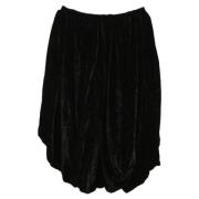 Pre-owned Velvet bottoms Alaïa Pre-owned , Black , Dames