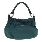 Pre-owned Nylon handbags Prada Vintage , Green , Dames