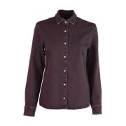 Adele Blouse March23 , Purple , Dames