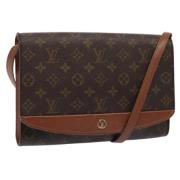 Pre-owned Canvas shoulder-bags Louis Vuitton Vintage , Brown , Dames