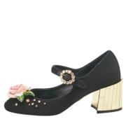 Pre-owned Fabric heels Dolce & Gabbana Pre-owned , Black , Dames