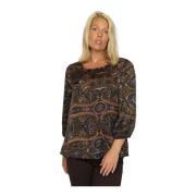 Bloemenprint Blouse Sally.Au24 Multi 2-Biz , Multicolor , Dames