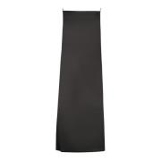 Zwarte Viscose Avondjurk Jacquemus , Black , Dames