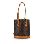 Pre-owned Canvas shoulder-bags Louis Vuitton Vintage , Brown , Dames