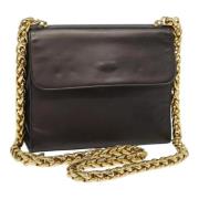 Pre-owned Leather shoulder-bags Loewe Pre-owned , Black , Dames