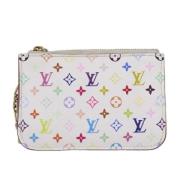 Pre-owned Canvas wallets Louis Vuitton Vintage , White , Dames