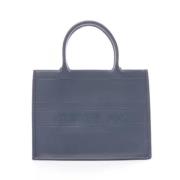 Pre-owned Leather dior-bags Dior Vintage , Blue , Dames